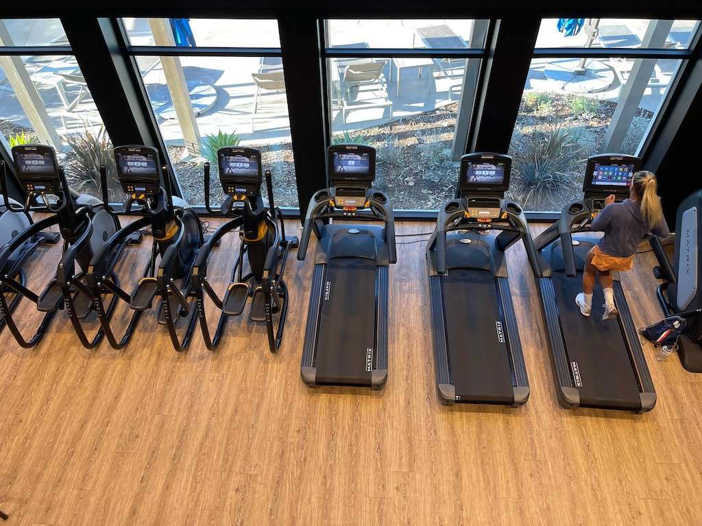 Overview of the Calabasas training gym